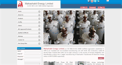 Desktop Screenshot of mahashaktienergy.com