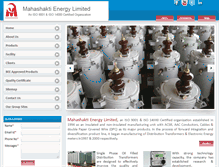 Tablet Screenshot of mahashaktienergy.com